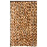  Zastor protiv muha oker-bijeli 118 x 220 cm od šenila | shoptok.hr