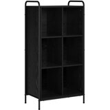  Ormarić za knjige 57 x 33 x 111 cm Konstruirano drvo Crni hrast - Crni hrast 57 x 33 x 111 cm | shoptok.hr