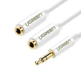 AUX M na 2xAUX F kabl 25cm AV134 beli ( 10739 )