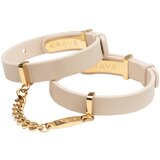 CRAVE ID Cuffs Beige/18kt Gold Plated Cene