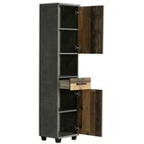 Mömax Visoka Omara Veris -Top-, Temno Siva, Rjava | Shoptok.si