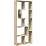 vidaXL Pregrada / regal za knjige boja hrasta 67x25x161,5 cm drveni | shoptok.hr