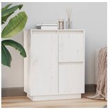  Komoda bijela 60 x 34 x 75 cm od masivne borovine | shoptok.hr