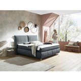 Dieter Knoll POSTELJA BOXSPRING 180 cm x 200 cm , tekstil temno siva | Shoptok.si