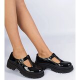 Gemre Black patent platform oxfords Kalaro | Shoptok.si