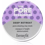 Benefit The POREfessional Deep Retreat čistilna maska za obraz iz ilovice za razširjene pore 75 ml