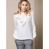 Premium Lola blouse with frills at the front white | Eponuda.ba