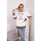 Kesi Malibu insulated sweatshirt ecru+mocca | shoptok.hr