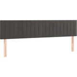  s oprugama i madracem tamnosivi 200x200 cm baršunasti | shoptok.hr