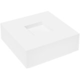 vidaXL Stolić za kavu bijeli 100 x 100 x 40 cm od konstruiranog drva | shoptok.hr