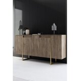 Hanah home set za dnevnu sobu luxe walnut gold | ePonuda.com