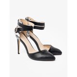 GOODIN Black stiletto heels with ankle closure Cijene