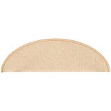  Prostirke za stepenice 15 kom 56x17x3 cm krem poluokrugle | shoptok.hr
