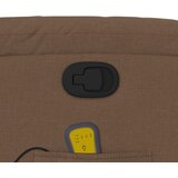  Masažni naslonjač od tkanine smeđi | shoptok.hr