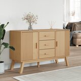  Komoda OLDEN smeđa 114 x 43 x 73,5 cm od masivne borovine | Eponuda.ba