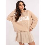 My Red Lips Sweatshirt-EM-BL-857-1.02X-beige | Shoptok.si