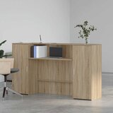  Recepcijski stol 180x50x103,5 cm od konstruiranog drva | shoptok.hr