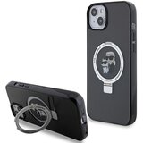 Karl Lagerfeld ETUI STOJALO ZA PRSTANE MAGSAFE ZA IPHONE 15 PLUS ČRNA, (21898627) | Shoptok.si