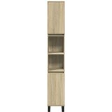  3-dijelni set kupaonskog namještaja boja hrasta sonome drveni | shoptok.hr