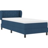  Krevet na platformi s madracem Plava 90x200 cm Tkanina | shoptok.hr