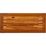 vidaXL Vrtna konzolna mizica 80x35x75 cm trden akacijev les | Shoptok.si
