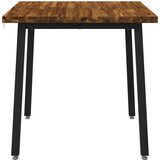  80 x 80 x 75 cm Čvrsto drvo akacije Prirodna i crna Četvrtasti | shoptok.hr