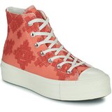 Converse Visoke superge Chuck Taylor All Star Lift Festival Broderie Hi Oranžna | Shoptok.si