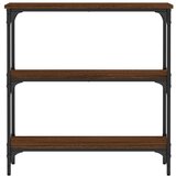  Konzolni stol smeđa boja hrasta 75x22 5x75 cm konstruirano drvo | shoptok.hr
