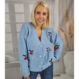 Pri Warm and cozy women's sweater with cherries in autumn LARAMIE | Shoptok.si