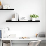  Plutajuća zidna polica visoki sjaj crna 120 x 23,5 x 3,8 cm MDF | Eponuda.ba