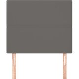  Uzglavlje sivo 100x5x118/128 cm umjetna koža | shoptok.hr