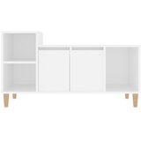 TV ormarić bijeli 100 x 35 x 55 cm od konstruiranog drva | Eponuda.com