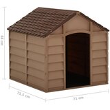  za pse smeđa 71 x 71,5 x 68 cm PP | Eponuda.ba