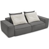 Bobochic Paris Siva sofa od imitacije kože 260 cm Boheme – | shoptok.hr