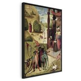  Slika - Hieronymus Bosch – St. James and the Magician 60x90 U crnom drvenom okviru | shoptok.hr