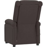  Električni naslanjač temno rjavo blago, (20701644) | Shoptok.si