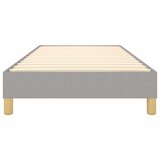  Okvir za krevet s oprugom svjetlosivi 100x200 cm od tkanine | shoptok.hr