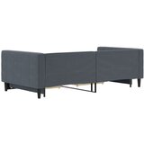  Dnevni krevet na razvlačenje i ladice tamnosivi 100 x 200 cm | shoptok.hr
