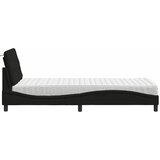  Krevet s madracem crni 90x200 cm od tkanine | shoptok.hr