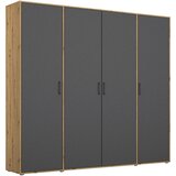 Rauch Möbel OMARA S KLASIČNIMI VRATI, siva, hrast artisan | Shoptok.si