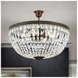 Orion DL 7-542/6-Kristalni luster na šipci ARILA 6xE27/60W/230V prečnik 60 cm braon/patina Cene
