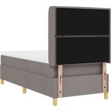 Box Postelja s podlago in vzmetnico Taupe 80x200 cm Tkanina, (22050771) | Shoptok.si