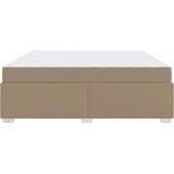  Konstrukcija postelje z vzmetnico Kapučino 200 x 200 cm blago, (5000128284) | Shoptok.si