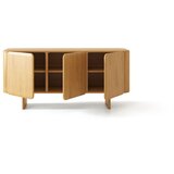 Micadoni Komoda iz masivnega hrasta v naravni barvi 160x76x45 cm Charlotte – | Shoptok.si