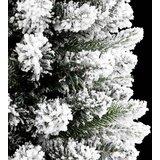 vidaXL Umestno božično drevo med 150 LED Zelena in bela 120 cm | Shoptok.si