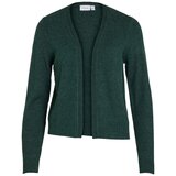 Vila Plašči Cardigan Ril Short - Pineneedle Zelena Cene