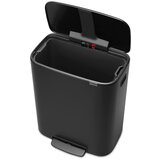 Brabantia Mat crna željezna kanta za smeće s pedalom 60 l Bo – | shoptok.hr
