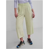 Pieces Light Green Culottes Vinsty - Women