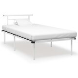 vidaXL Okvir za krevet bijeli metalni 100 x 200 cm Cijene