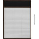  Zaslon protiv insekata za prozore aluminijski smeđi 80 x 120 cm | shoptok.hr